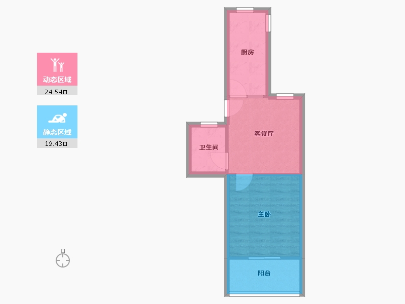 安徽省-合肥市-甘泉新村-36.72-户型库-动静分区