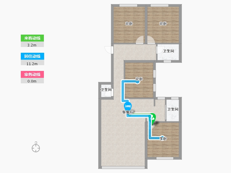 四川省-成都市-万科城市花园-120.00-户型库-动静线