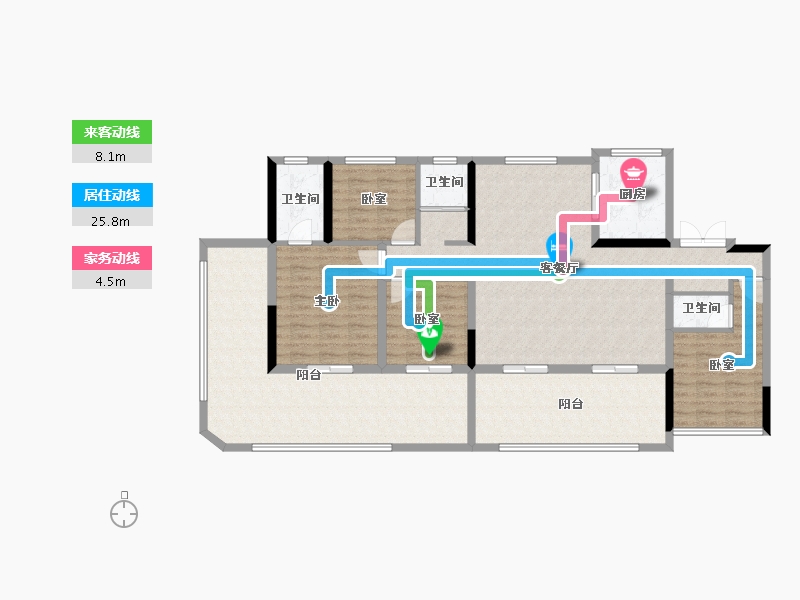 河南省-驻马店市-巨源壹号院-141.01-户型库-动静线