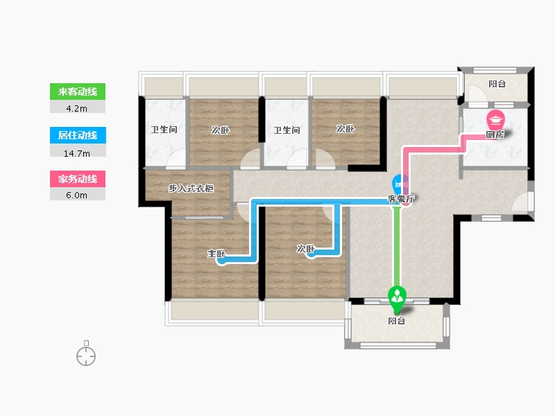 广东省-深圳市-京基宸悦府-106.41-户型库-动静线