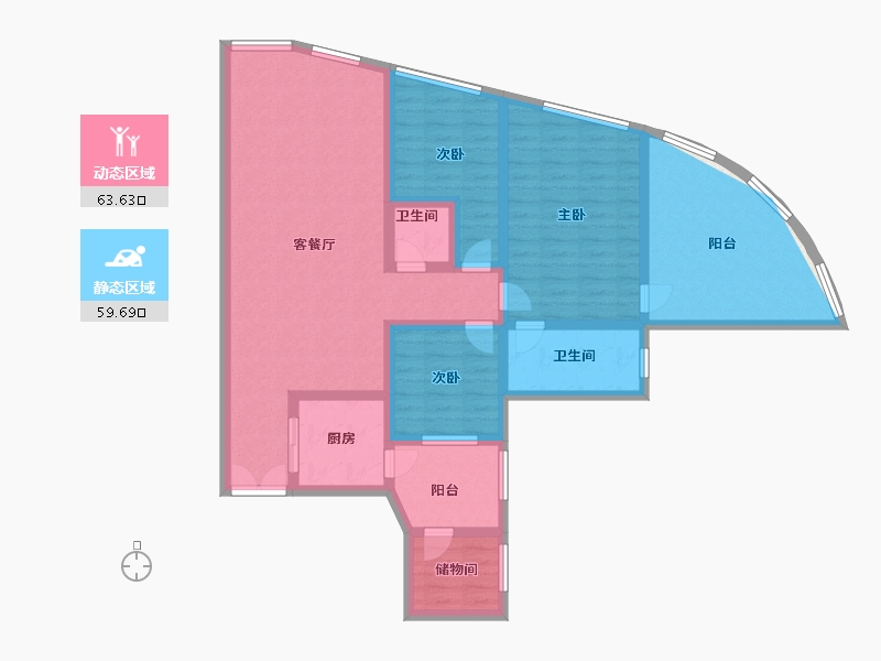 云南省-昆明市-春之城-110.00-户型库-动静分区