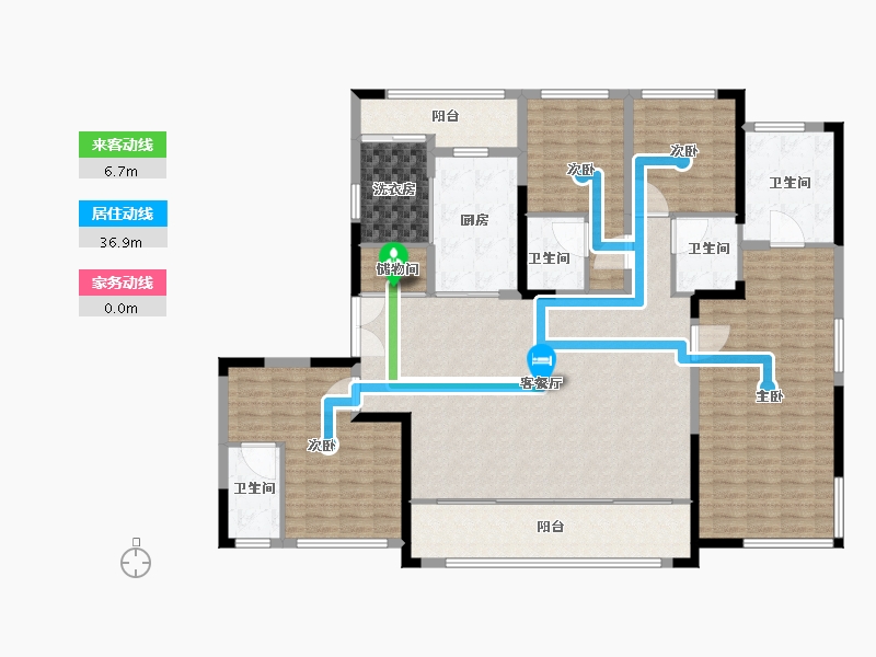 福建省-福州市-建发瑞云-174.41-户型库-动静线