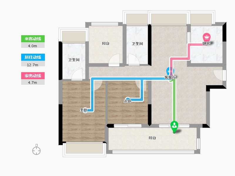 广东省-肇庆市-城投星悦四季-83.74-户型库-动静线