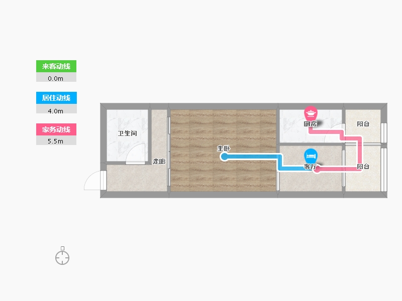 河南省-郑州市-升龙城-11号院-40.20-户型库-动静线