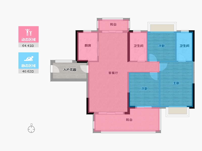 广东省-河源市-骏景新城-101.00-户型库-动静分区