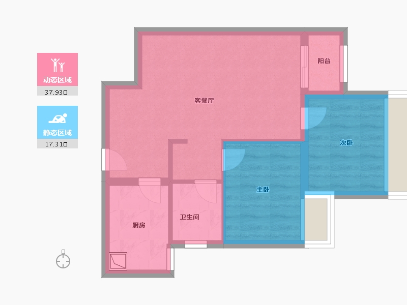 广东省-深圳市-云峰汇-48.72-户型库-动静分区