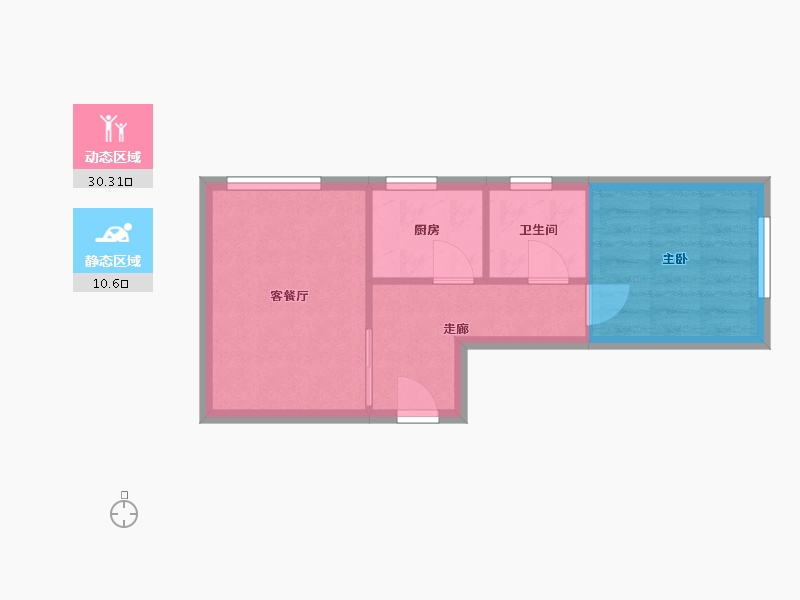 河北省-廊坊市-福成6期-41.71-户型库-动静分区