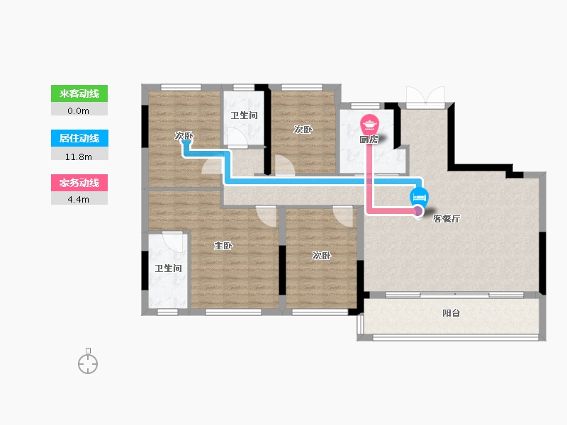 四川省-成都市-新希望长粼府-114.07-户型库-动静线