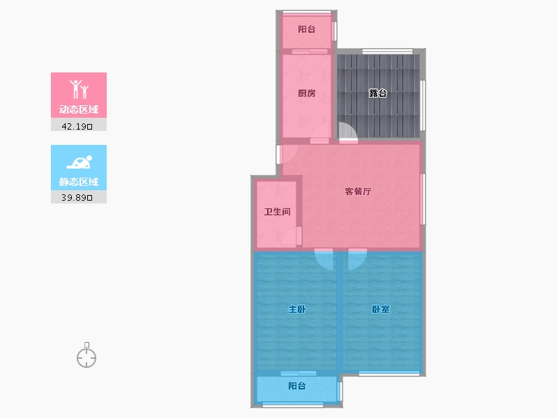 天津-天津市-宫前东园-东区-73.60-户型库-动静分区