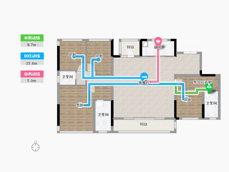 四川省-成都市-中交锦江颂-145.30-户型库-动静线