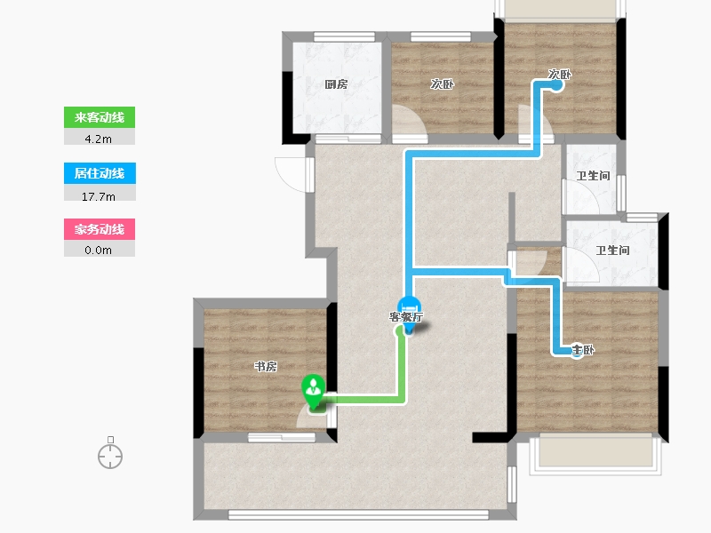 安徽省-宿州市-绿洲江山印-102.40-户型库-动静线