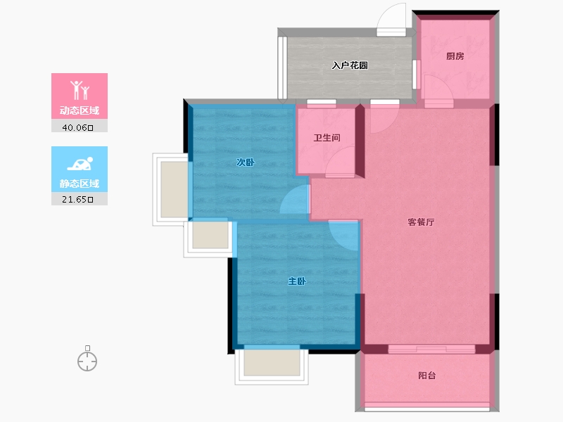 四川省-成都市-润弘丽都-61.17-户型库-动静分区