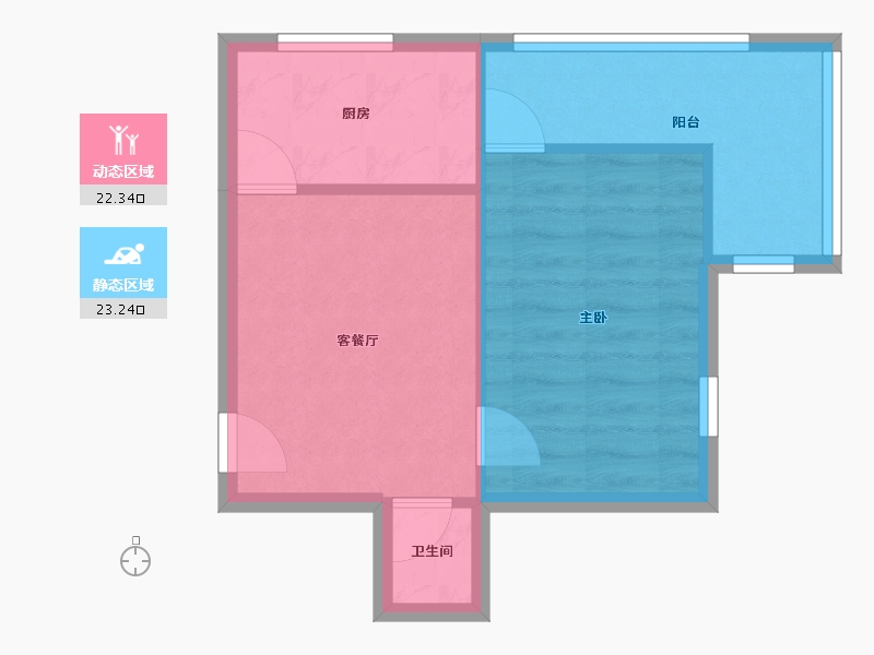 山东省-济南市-北坦小区-39.84-户型库-动静分区