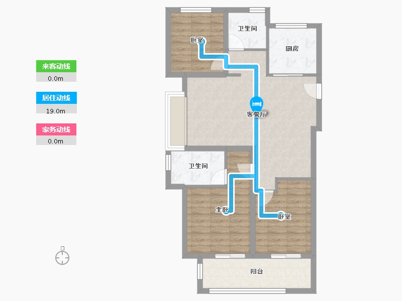 江苏省-常州市-滨江悦享城-84.00-户型库-动静线