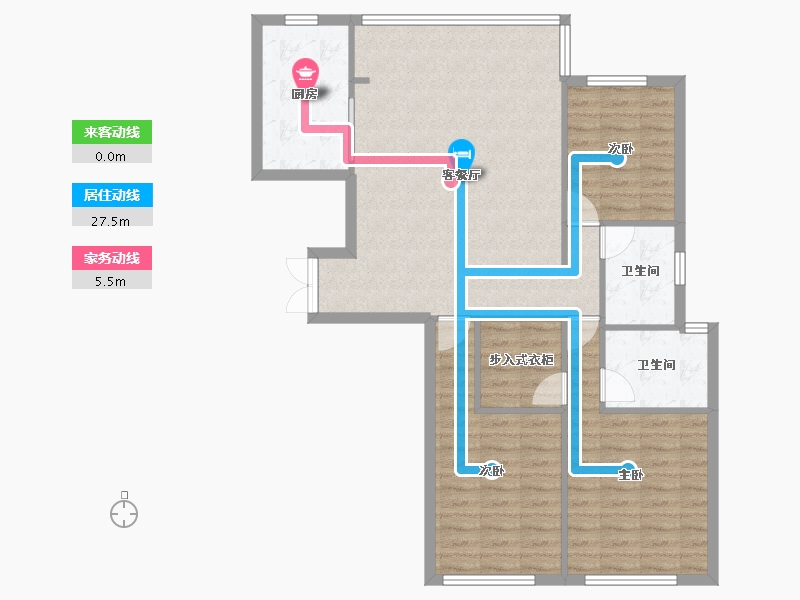 辽宁省-沈阳市-浦江苑-四期-101.31-户型库-动静线