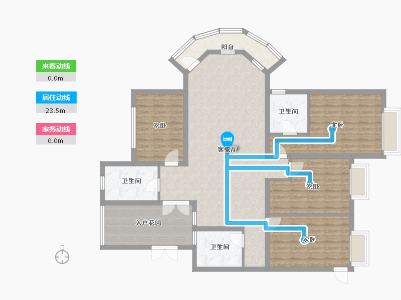 安徽省-合肥市-振徽苑-136.00-户型库-动静线