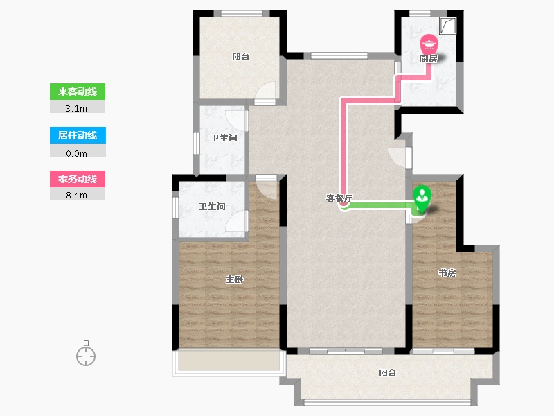 河南省-信阳市-正商书香华府-124.50-户型库-动静线