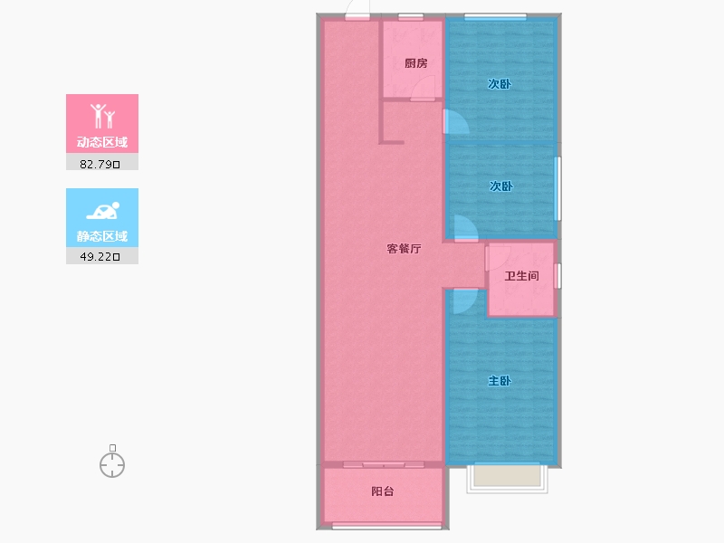 河南省-驻马店市-西班牙小镇-120.54-户型库-动静分区