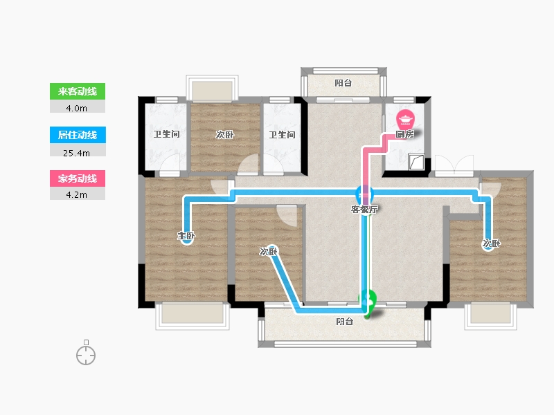 江西省-赣州市-新旅明樾堂-116.02-户型库-动静线