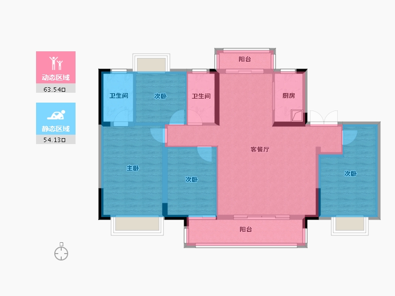 江西省-赣州市-新旅明樾堂-116.02-户型库-动静分区