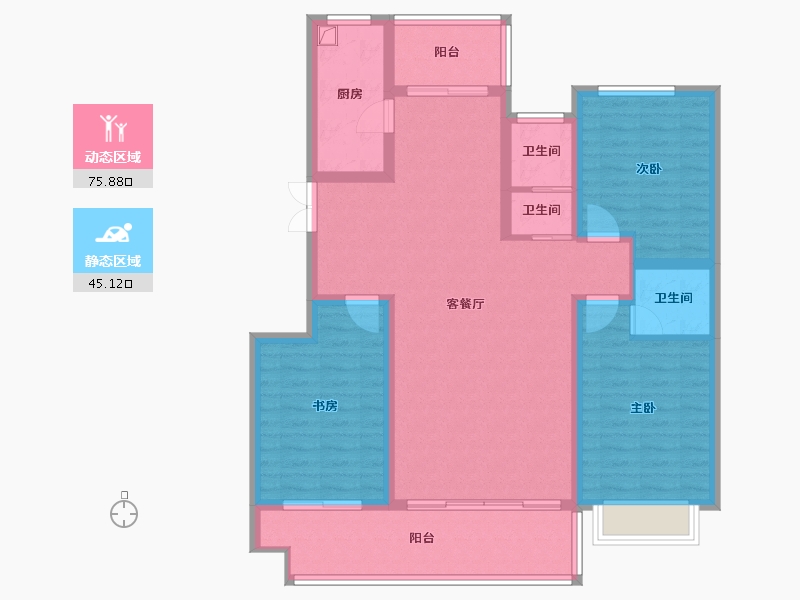 河南省-许昌市-名门世家-103.20-户型库-动静分区