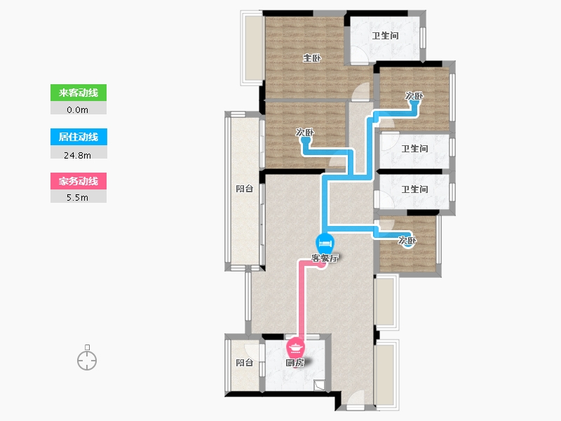 广东省-肇庆市-华侨城湾区西部-114.40-户型库-动静线