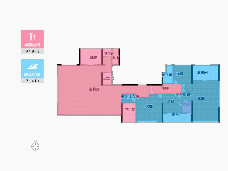 浙江省-嘉兴市-乾樾名邸-271.00-户型库-动静分区