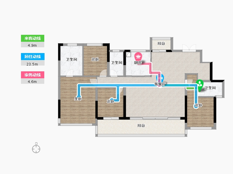 四川省-成都市-中交凤栖首府-144.51-户型库-动静线