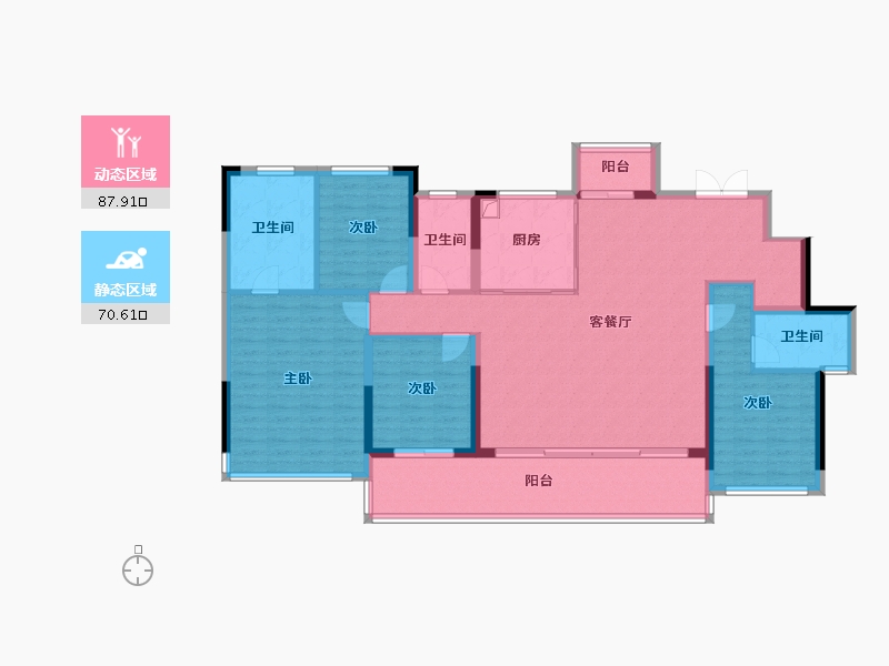 四川省-成都市-中交凤栖首府-144.51-户型库-动静分区