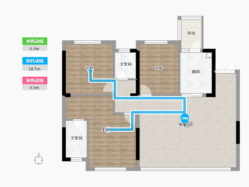 四川省-成都市-嘉禾宸府-100.13-户型库-动静线