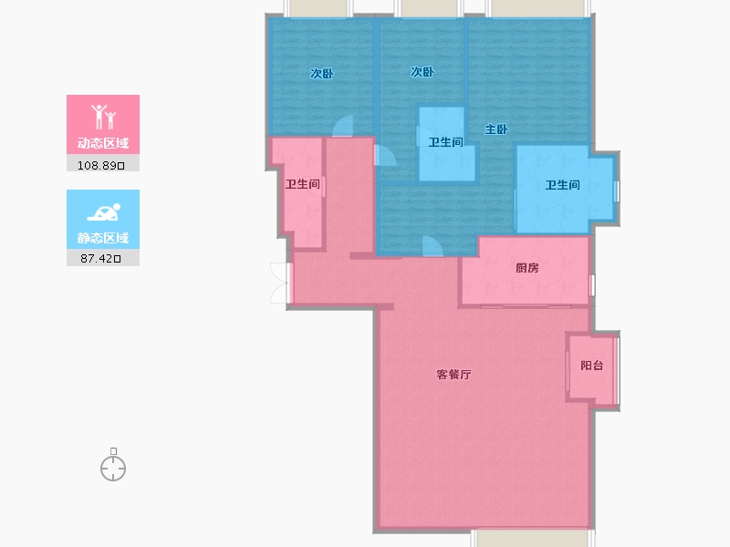 北京-北京市-东直门8号-202.40-户型库-动静分区