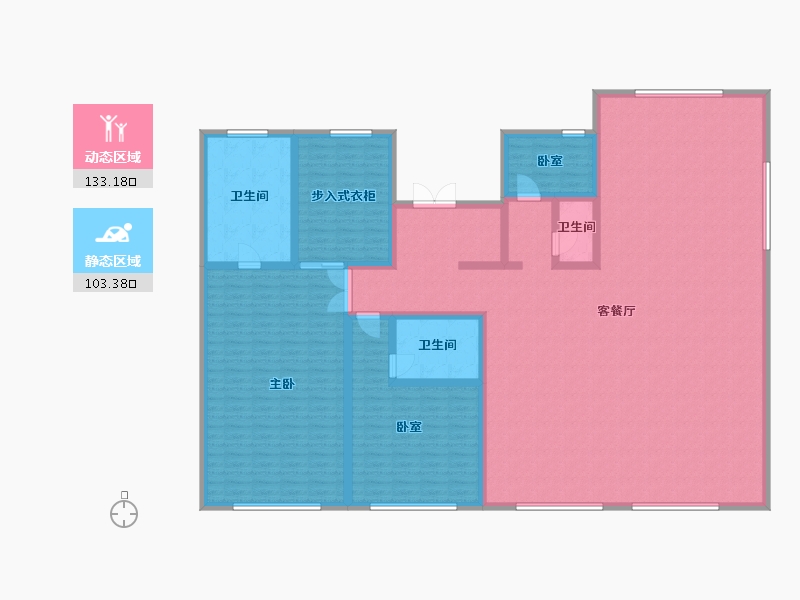 河北省-承德市-盛容观承-218.00-户型库-动静分区