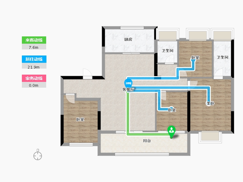 江苏省-南通市-臻如府-114.24-户型库-动静线