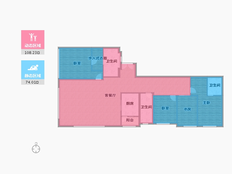 四川省-成都市-交子金融广场-167.15-户型库-动静分区