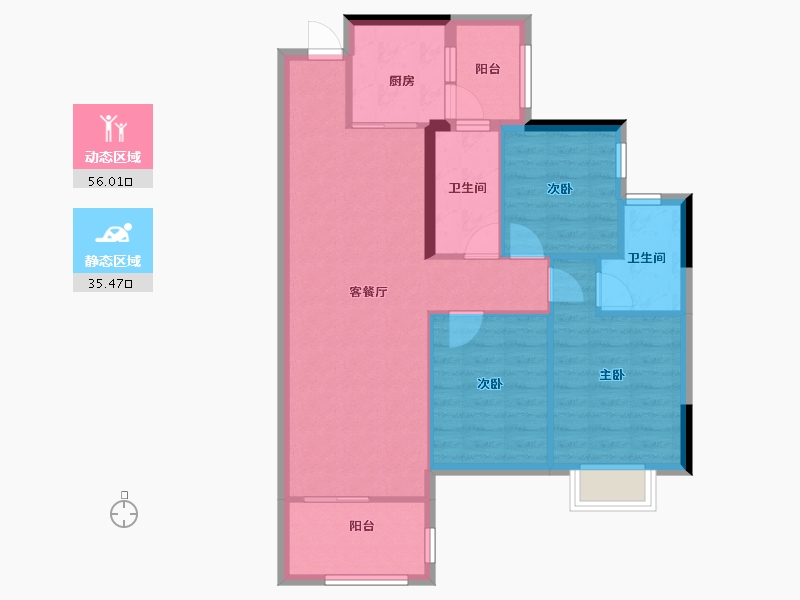 广西壮族自治区-贺州市-远东江滨华府-88.00-户型库-动静分区