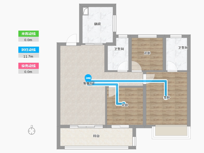 江苏省-常州市-滨江悦享城-75.28-户型库-动静线