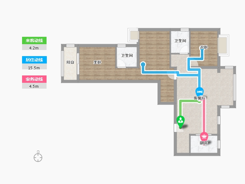 湖北省-武汉市-美联城观-92.00-户型库-动静线