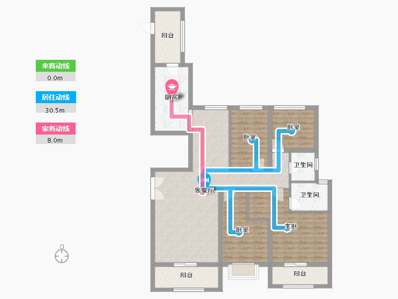 福建省-漳州市-信和御龙天峰（御龙天下四期）-120.48-户型库-动静线