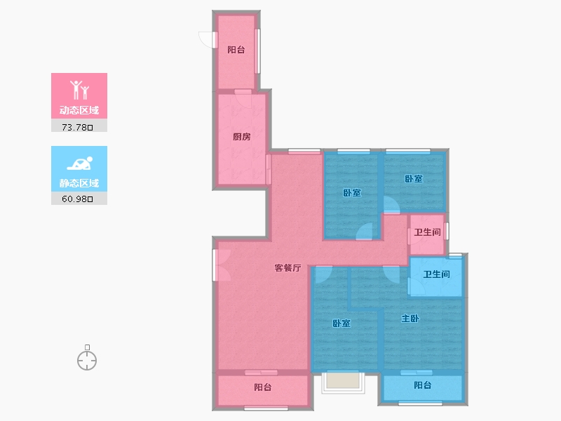 福建省-漳州市-信和御龙天峰（御龙天下四期）-120.48-户型库-动静分区