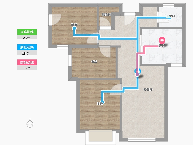 福建省-厦门市-海沧中心TOD璞盛-62.14-户型库-动静线