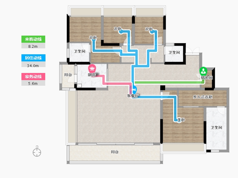 四川省-成都市-高投天悦锦萃-162.30-户型库-动静线