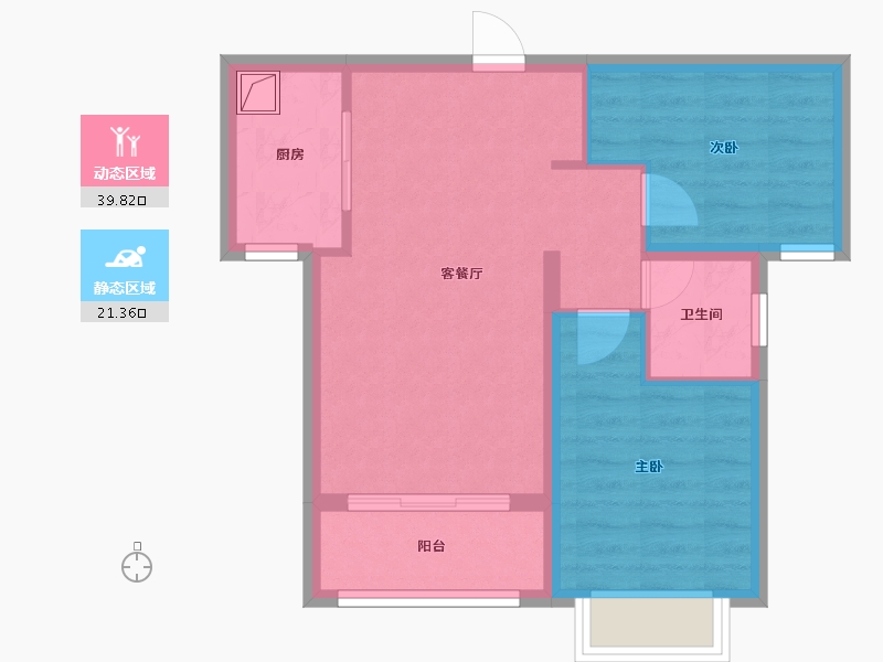 河北省-石家庄市-锦江府-68.06-户型库-动静分区