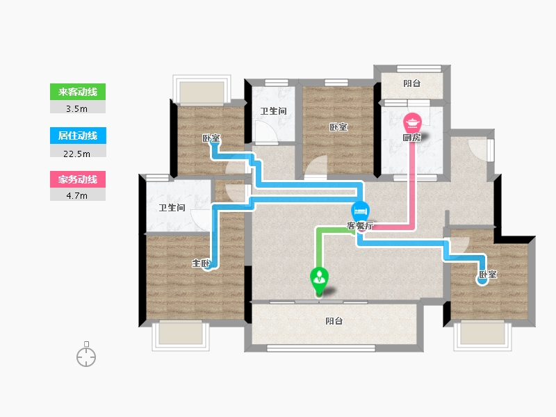 四川省-成都市-高投天悦锦萃-90.92-户型库-动静线