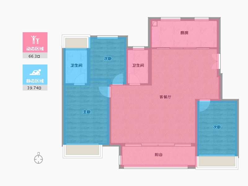 江苏省-常州市-滨江悦享城-96.01-户型库-动静分区