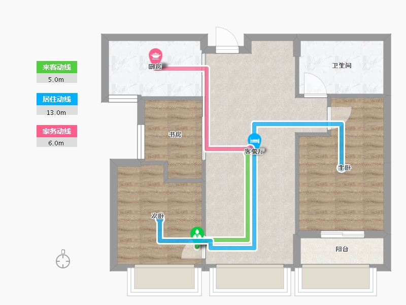 福建省-漳州市-信和御龙天峰（御龙天下四期）-65.18-户型库-动静线