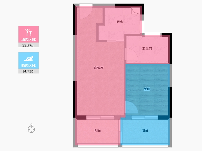 浙江省-嘉兴市-上海之窗未来星光里-43.33-户型库-动静分区