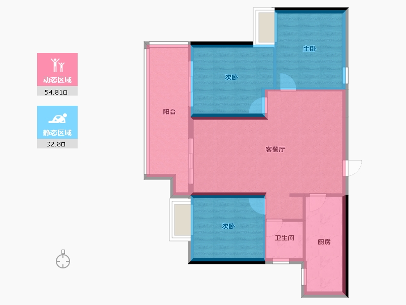 安徽省-阜阳市-堂前樾-79.00-户型库-动静分区