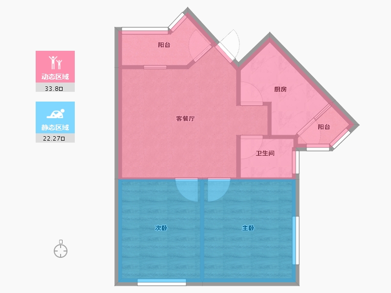 四川省-成都市-锦绣街7号院-56.00-户型库-动静分区