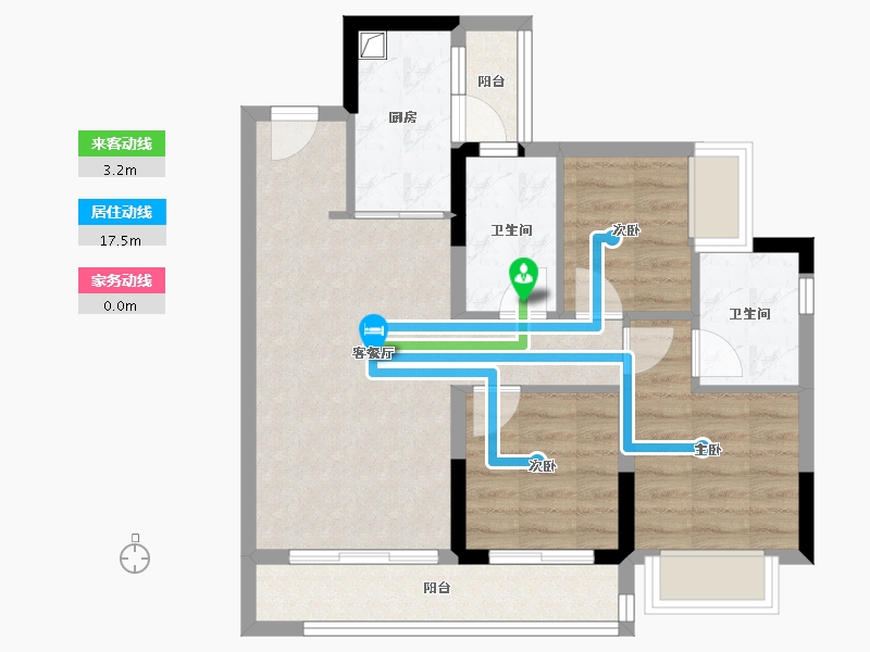 四川省-成都市-高投天悦锦萃-65.95-户型库-动静线