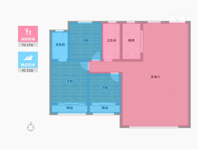 河北省-保定市-龙腾一品-102.30-户型库-动静分区